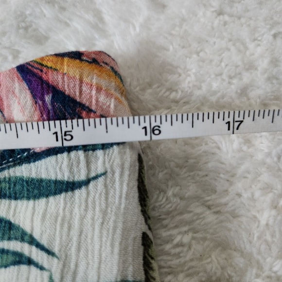 Divided H M Tropical Leaf Print Maxi Skirt Size 12 - Picture 4 of 6